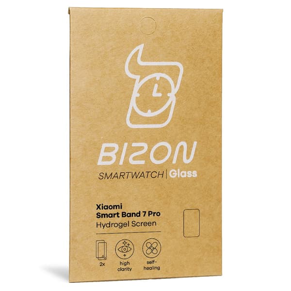 Hydrogelfilm för Bizon Glass Hydrogel-skärm, Xiaomi Smart Band 7 Pro, 2 stycken