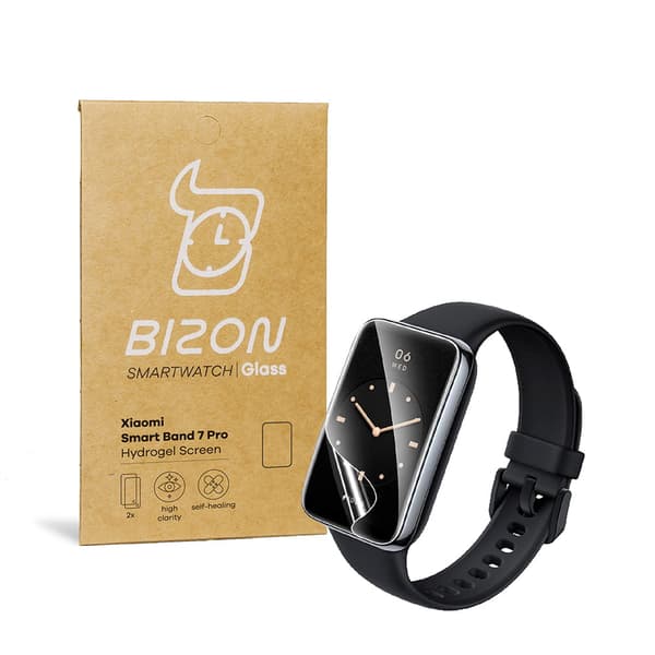 Hydrogelfilm för Bizon Glass Hydrogel-skärm, Xiaomi Smart Band 7 Pro, 2 stycken