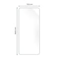 Miniatyrbild 5 av 9: Bizon Glass Hydrogel Skärmskydd för Motorola Moto E22 / E22i, 2 st