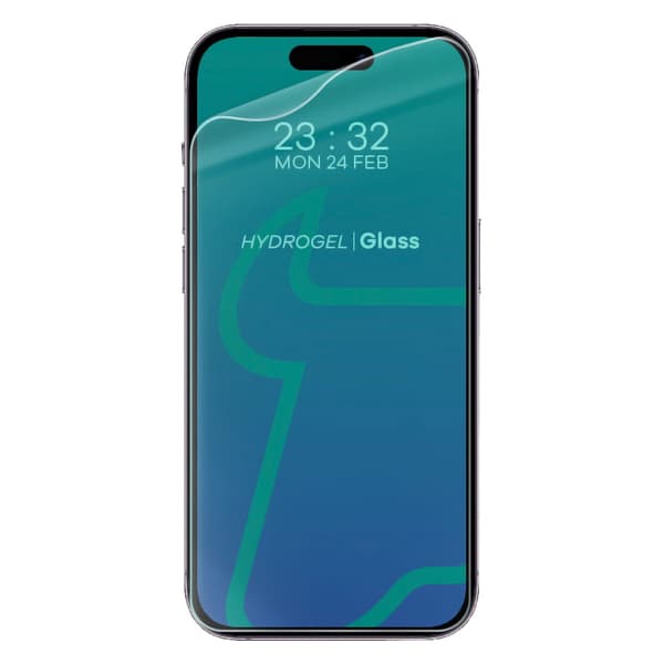 Hydrogelfilm för bak- och framsida Bizon Glass Hydrogel, iPhone 14 Pro