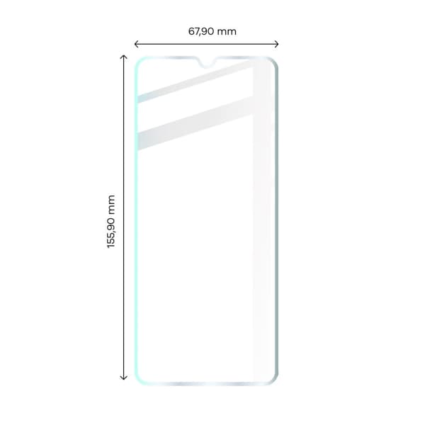 Bizon Glass Clear 2 härdat glas för Redmi A1