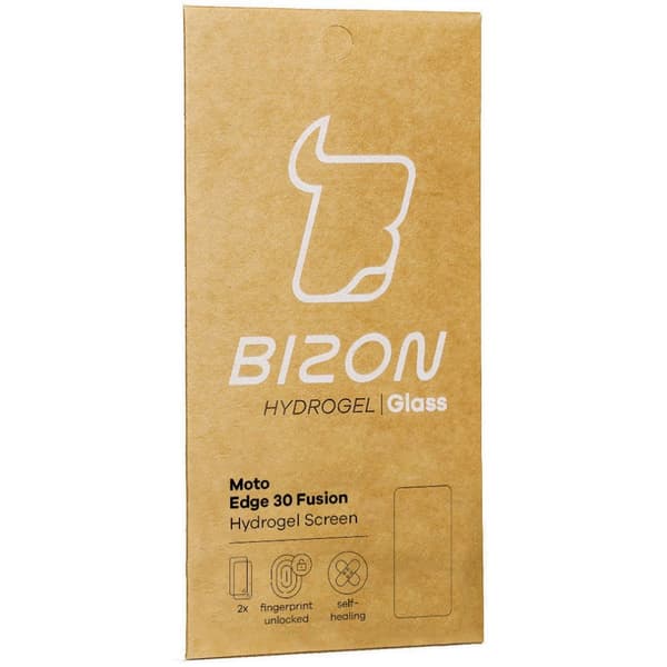 Bizon Glass Hydrogel Skärmskydd för Motorola Edge 30 Fusion, 2 st