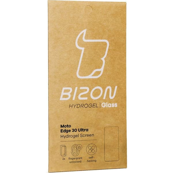 Bizon Lasinen Hydrogeeli Näytönsuoja Motorola Edge 30 Ultralle, 2 kpl