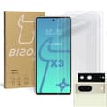 Miniatyrbillede 1 af 8: 3x Glas + kameralinse BIZON Clear 2 til Google Pixel 7