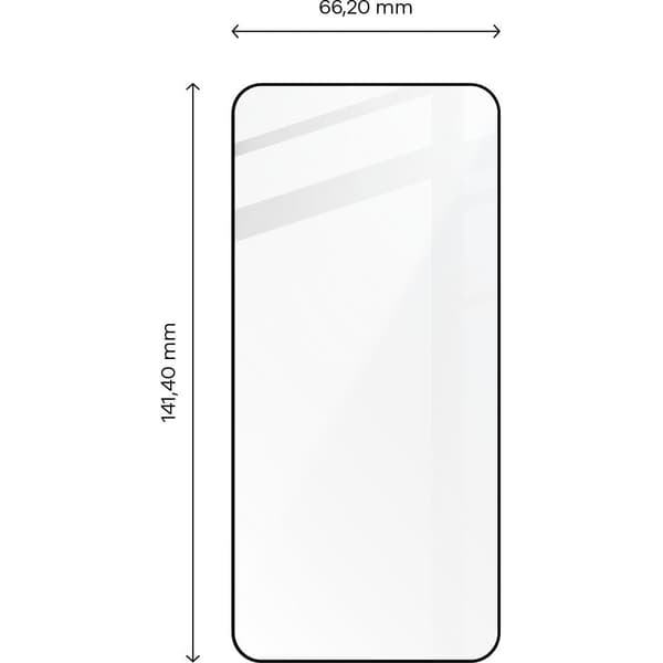 Bizon Glass Edge 2 Hærdet Glas til Galaxy S23, Sort