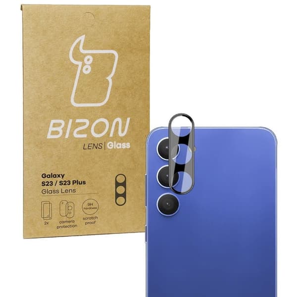 Bizon-lasilinssit Galaxy S23 / S23 Plus -puhelimeen, 2 kpl