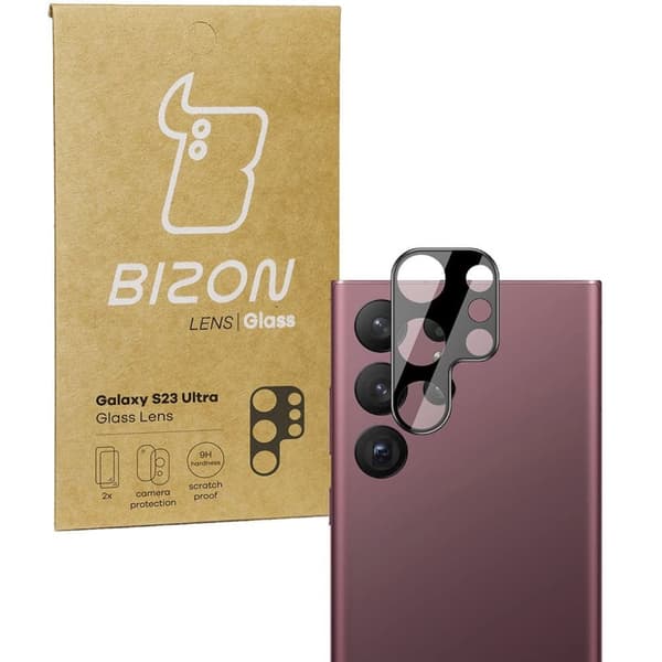 Bizon Glass Linse til Galaxy S23 Ultra, 2 stk.