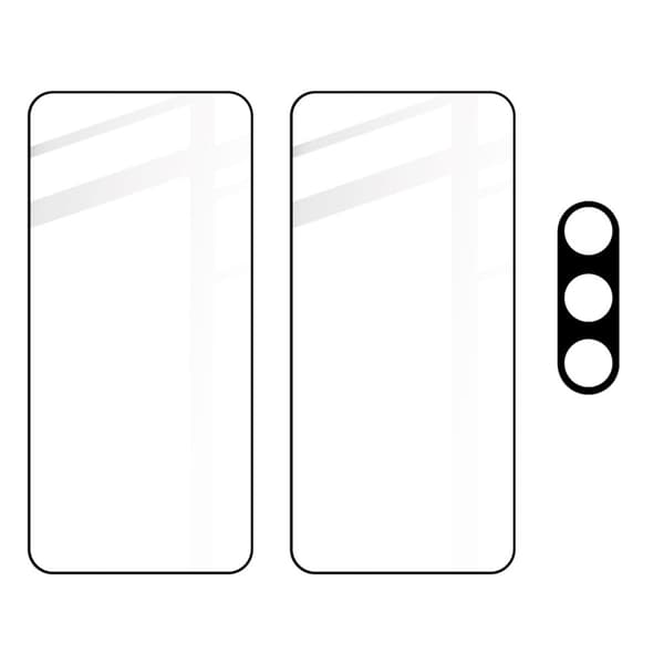 2x Glas + kameraglas BIZON Edge 2 til Galaxy S23