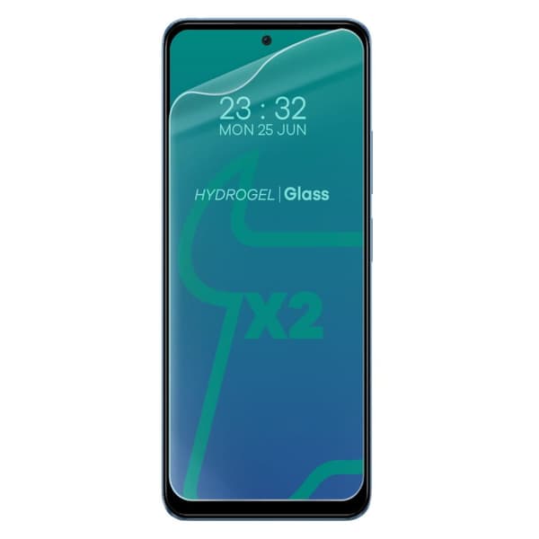 Bizon Glass Hydrogel Skärmskydd för Poco X5, Redmi Note 12 4G/5G, 2 st