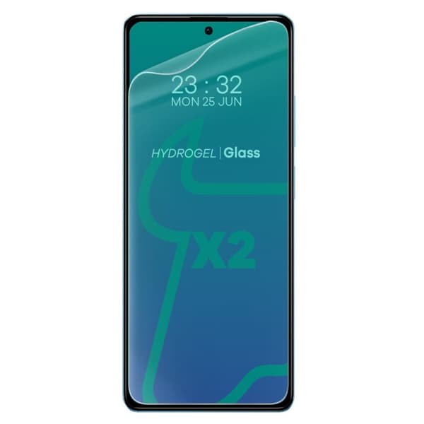 Bizon Glass Hydrogel Skärmskydd för Poco X5 Pro, Redmi Note 12 Pro 5G, Redmi Note 12 Pro+ 5G, 2 stycken