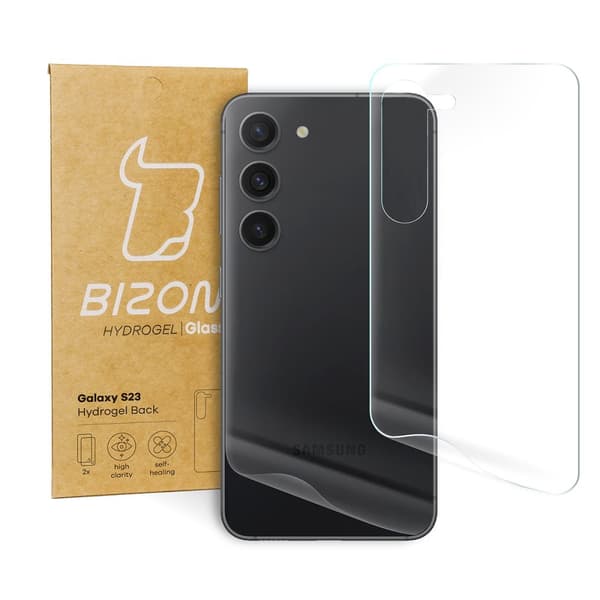 Hydrogelfilm til bagsiden Bizon Glass Hydrogel, Galaxy S23, 2 stk.