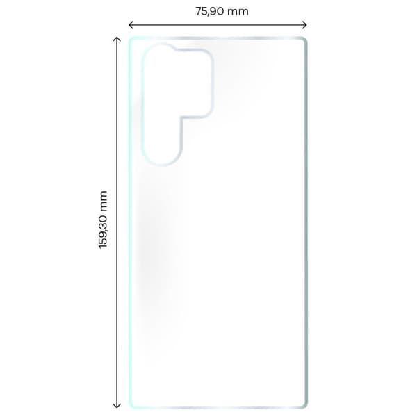 Bizon Glass Hydrogel Bakfilm, Galaxy S23 Ultra, 2 st.