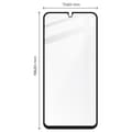 Pikkukuva 3 / 7: Bizon Glass Edge 2 karkaistu lasi Galaxy A34 5G:lle, musta