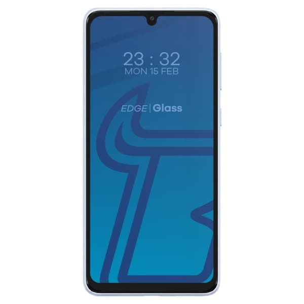 Bizon Glass Edge 2 karkaistu lasi Galaxy A34 5G:lle, musta