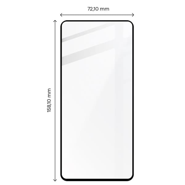 2x Glas + kameraglas BIZON Edge 2 för Poco X5 Pro