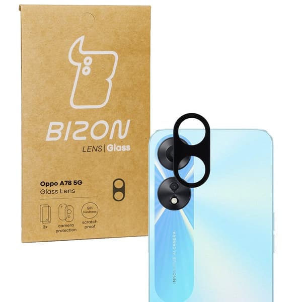 Bizon Glass Lens för Oppo A78 5G, 2 st.