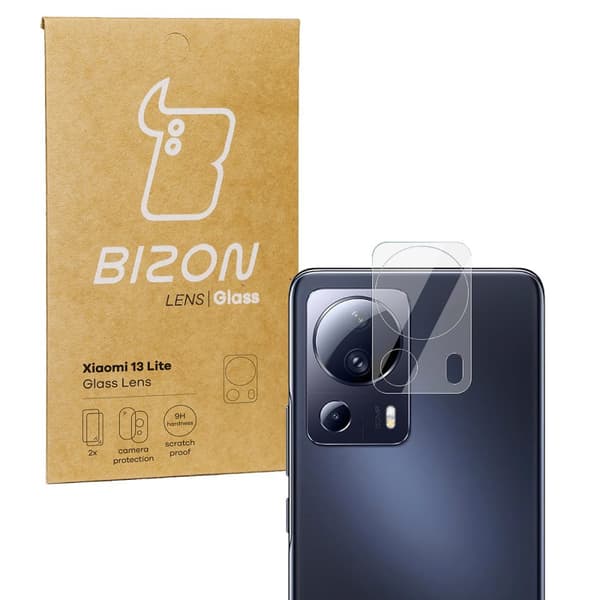 Bizon Glaslins för Xiaomi 13 Lite, 2 stycken