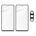 Miniatyrbild 5 av 9: 2x Glas + kameraglas BIZON Edge 2 för Galaxy A34 5G