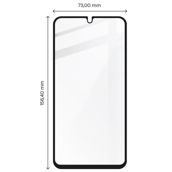 2x Glas + kameraglas BIZON Edge 2 för Galaxy A34 5G