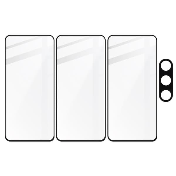2x Glas + kameraglas BIZON Edge 2 til Galaxy A54 5G
