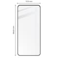 Pikkukuva 2 / 7: Bizon Glass Edge 2 karkaistu lasi Realme GT3:lle, musta