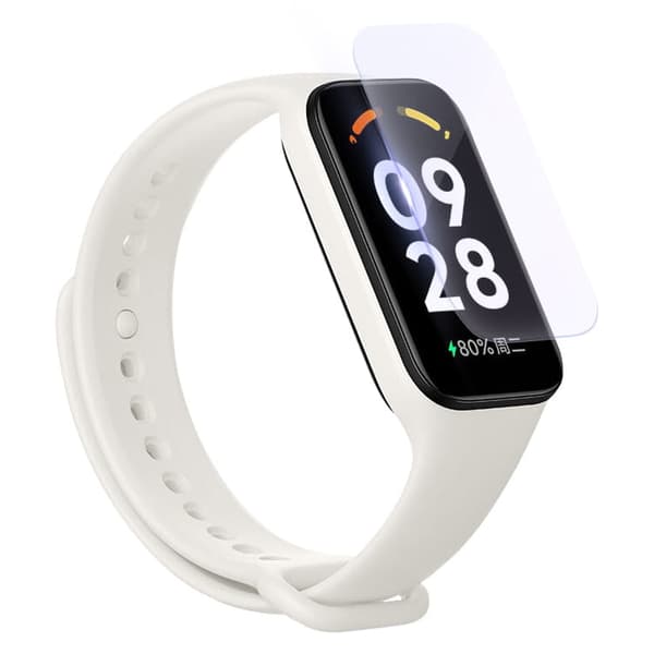 Bizon Glass Hydrogel Skärmskydd för Redmi Smart Band 2 / Xiaomi Mi Band 8 Active, 2 stycken
