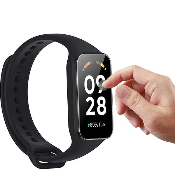 Bizon Glass Hydrogel Skärmskydd för Redmi Smart Band 2 / Xiaomi Mi Band 8 Active, 2 stycken