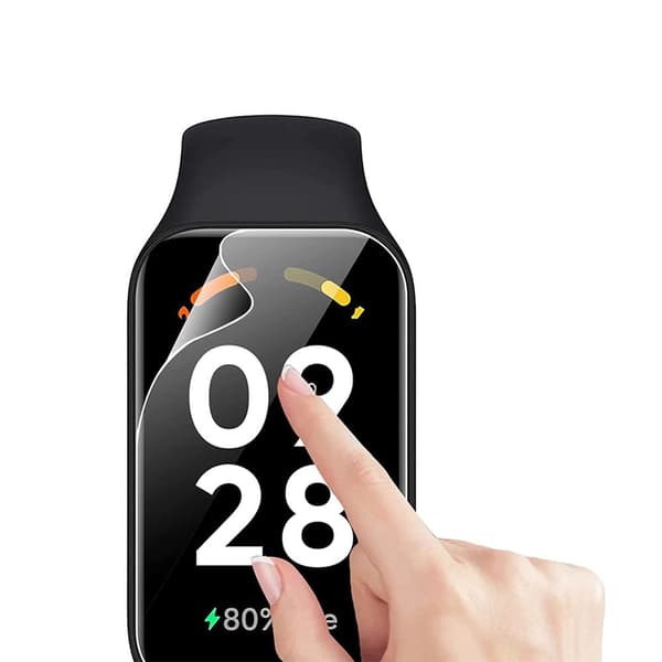 Bizon Glass Hydrogel Skärmskydd för Redmi Smart Band 2 / Xiaomi Mi Band 8 Active, 2 stycken