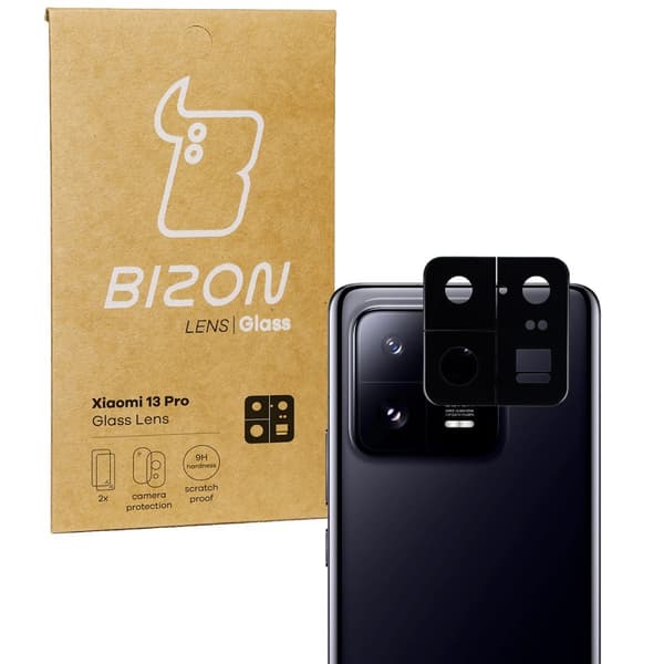 Bizon Glass Lens för Xiaomi 13 Pro, 2 stycken
