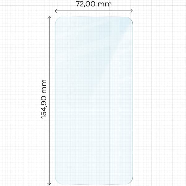 Bizon Glass Clear 2 Hærdet Glas til Galaxy A34 5G