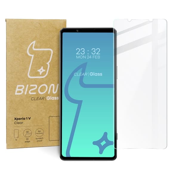 Bizon Glass Clear 2 karkaistu lasi Xperia 1 V:lle