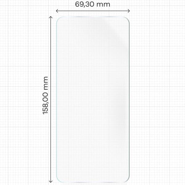 Bizon Glass Hydrogel Skärmskydd för Realme 14x 5G / C55 / C75 / OnePlus Nord CE 3 Lite, 2 stycken