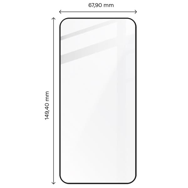 2x Glas + kameraglas BIZON Edge 2 för Xiaomi 13