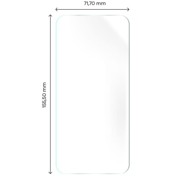 Bizon Glass Hydrogel skærmbeskytter til Huawei P60 Pro, 2 stk.