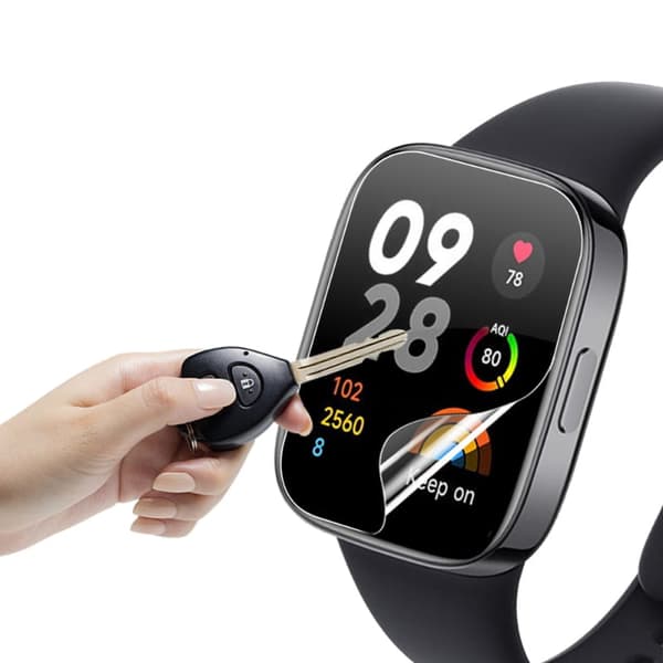Bizon Glass Hydrogel skärmskydd för Xiaomi Redmi Watch 3, 2 stycken