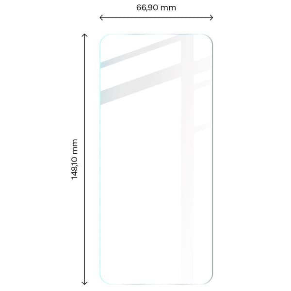 3x Glas + kameralins BIZON Clear 2 för Xiaomi 13