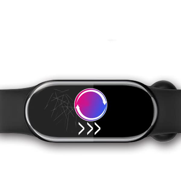 Bizon Glass Hydrogel Skärmfilm för Mi Smart Band 8, 2 stycken