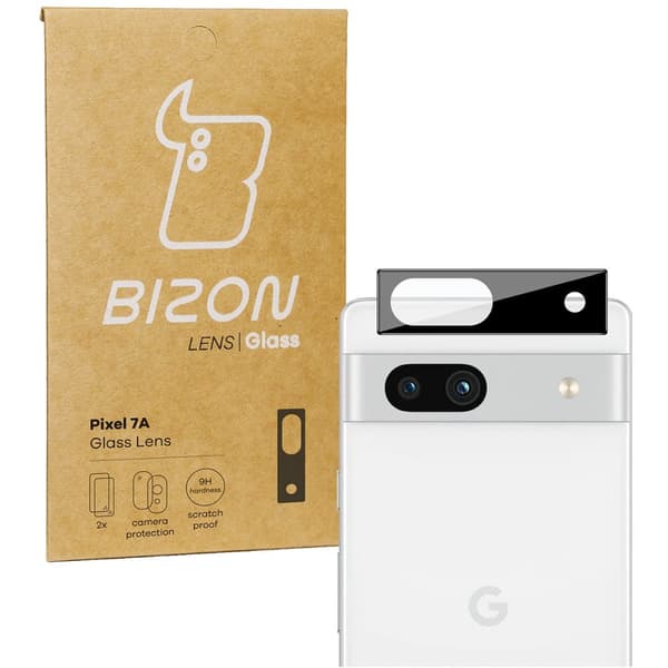 Bizon-glaslins för Pixel 7A, 2 stycken