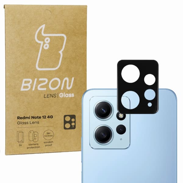 Bizon Glaslinse til Xiaomi Redmi Note 12 4G, 2 stk.