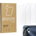 Miniatyrbillede 1 af 8: 3x Glas + kameralinse BIZON Clear 2 til Moto G13/G23 4G