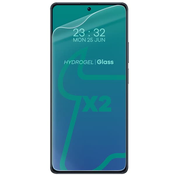 Bizon Glass Hydrogel Skærmbeskytter til POCO F5/F5 Pro, 2 stk.