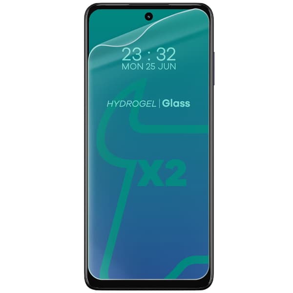 Bizon Glass Hydrogel skærmbeskytter til Moto G73, 2 stk.