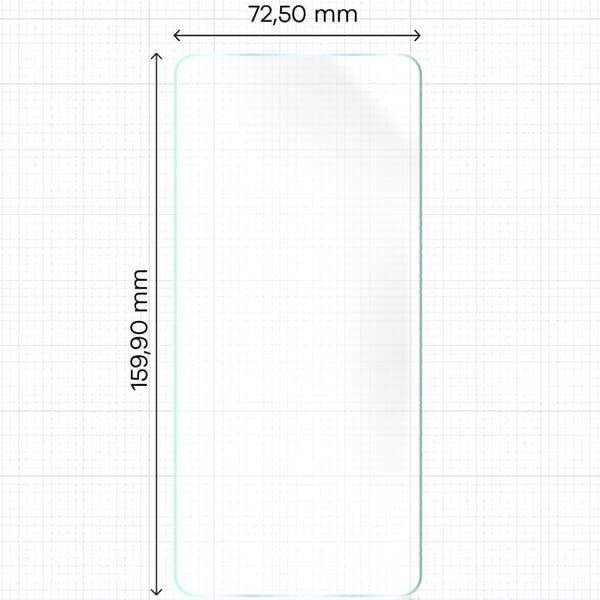 Bizon Glass Hydrogel skärmskydd för HTC U23 Pro, 2 stycken