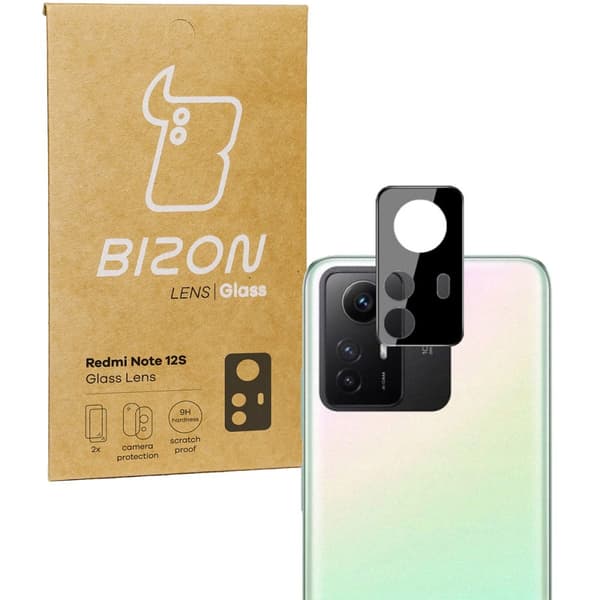 Bizon Glass Lens för Redmi Note 12S, 2 st.