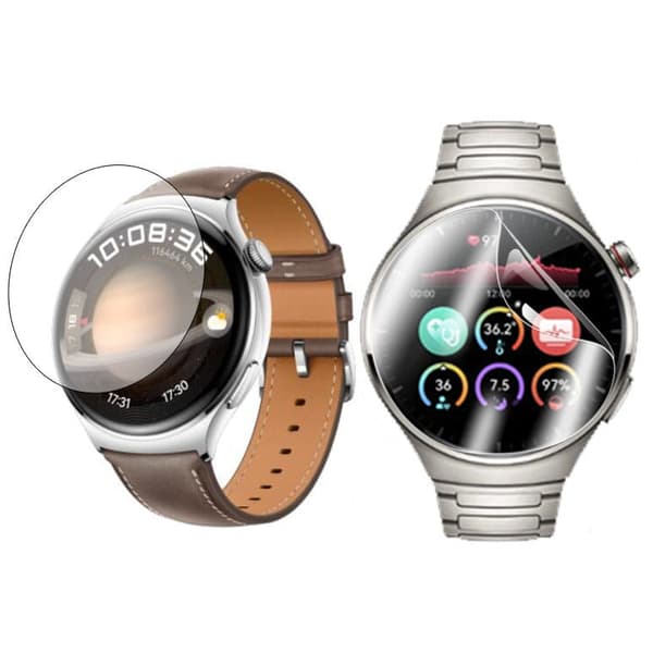 Bizon Glass Hydrogel skärmskydd för Huawei Watch 4 Pro / 4 Pro Space Edition, 2 stycken