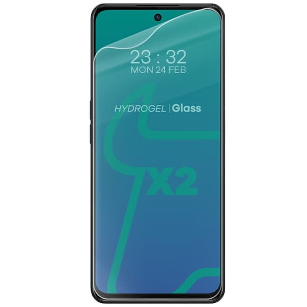 Bizon Glass Hydrogel skärmskydd för Oppo A98, 2 st