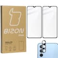Pikkukuva 1 / 9: 2x lasi + kameralasi BIZON Edge Pack Galaxy A24:lle