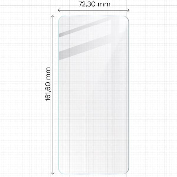 Bizon Glass Hydrogel skærmbeskytter til Redmi 12, 2 stk.