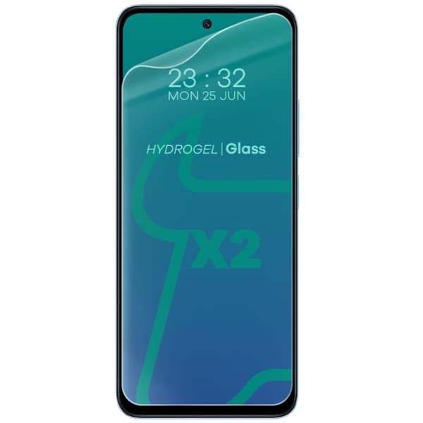 Bizon Glass Hydrogel skærmbeskytter til Redmi 12, 2 stk.