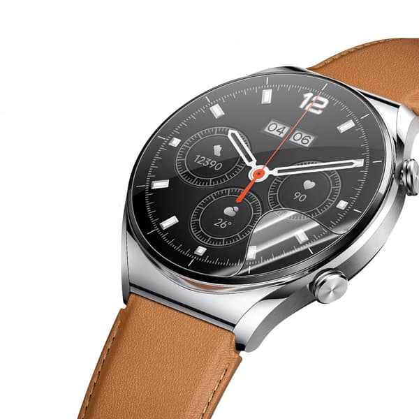 Bizon Glass Hydrogel skärmskydd för Galaxy Watch 6 Classic 43mm, 2 stycken (klocka)
